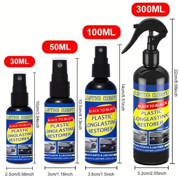 Car Trim Restorer Color Restore & UV Protection