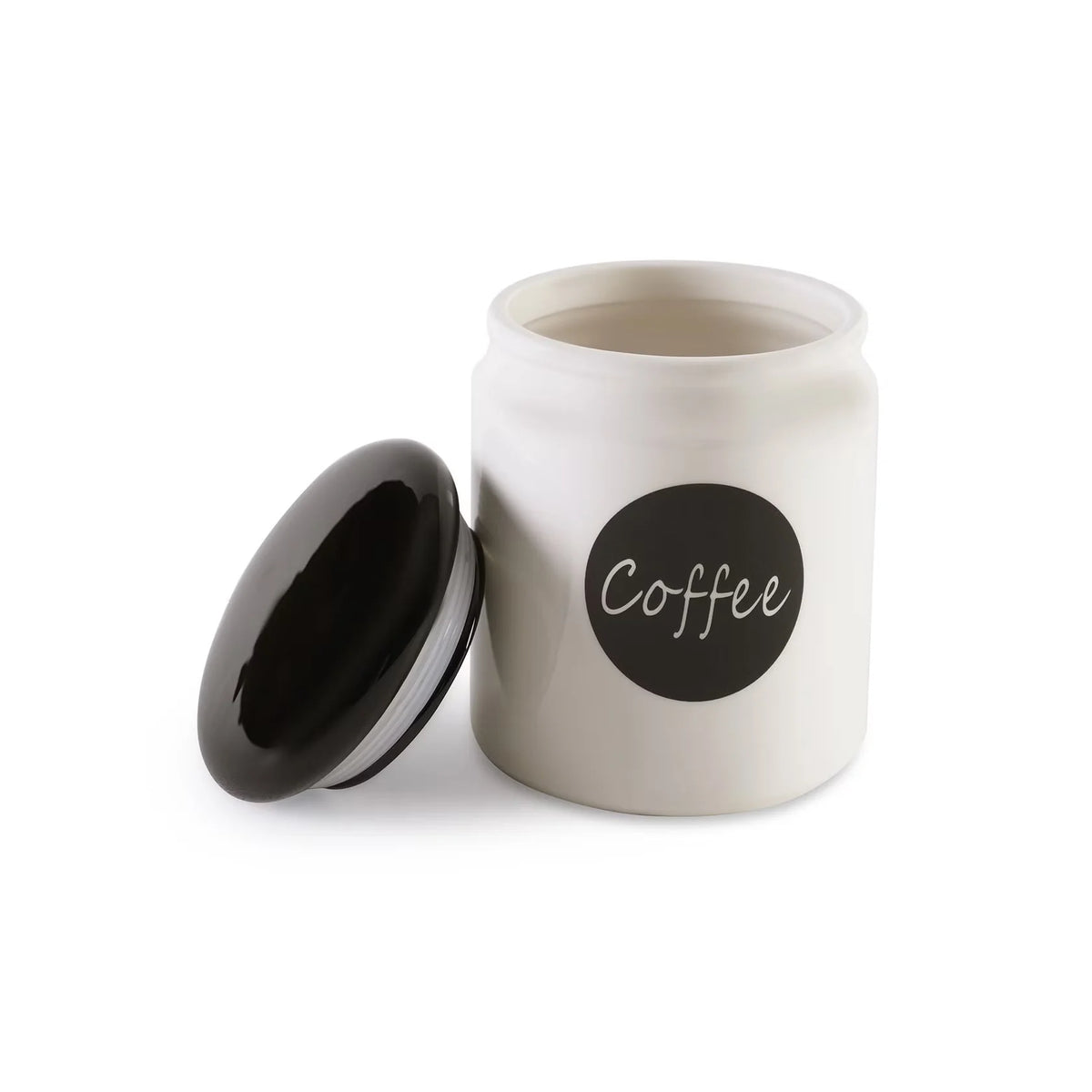 Coffee Canister Ceramic Printed 800ml Airtight Seal