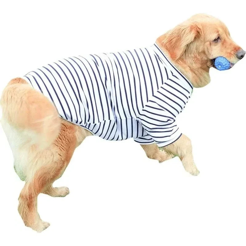 Dog Shirt Breathable Cotton Pullover Large Breed Fit
