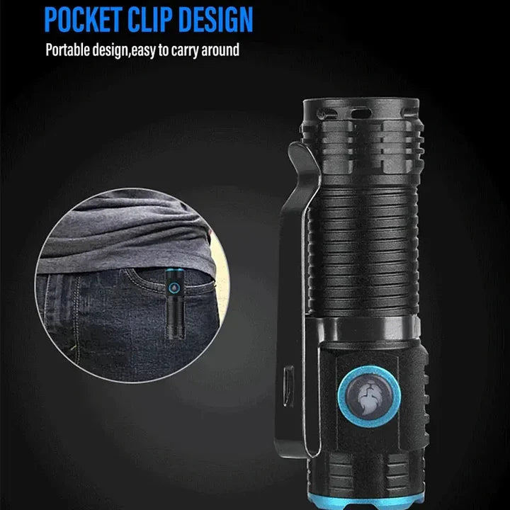Flashlight 1000 Lumens USB-C Magnetic Base