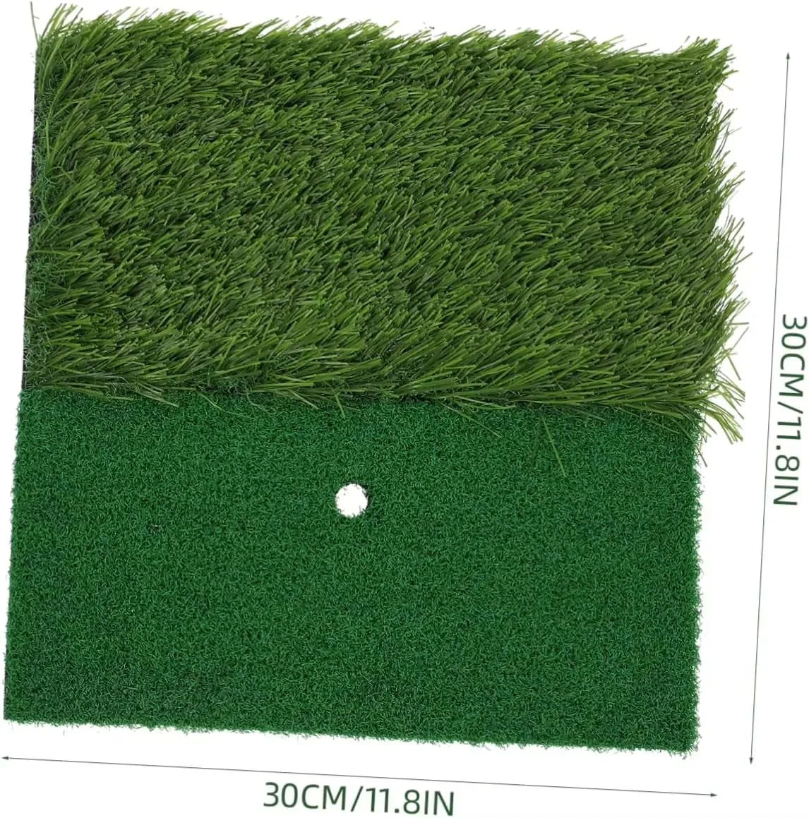 Golf Practice Mat Realistic Turf & Integrated Tee