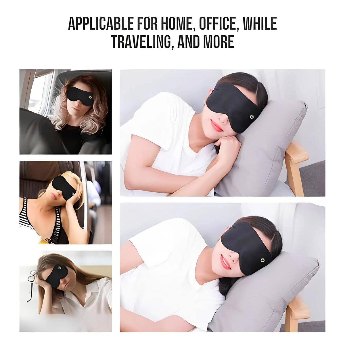 Heated Eye Mask Graphene Heating Rechargeable Silk Cover