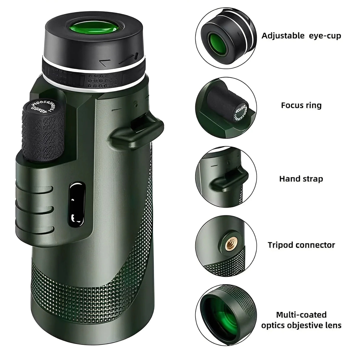 Monocular Up To 600x Zoom Lightweight Portable