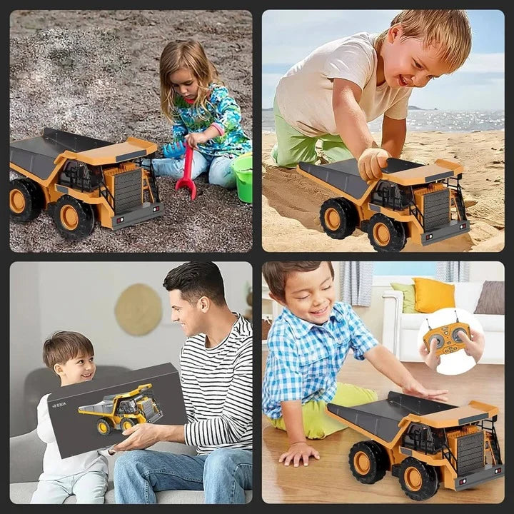 Remote Control Construction Vehicle 1:20 Scale Interchangeable Metal Attachments