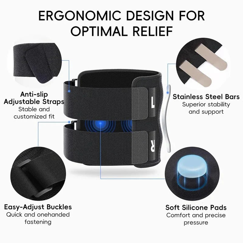 Sciatica Support Brace Dual Compression Pads Adjustable Wrap