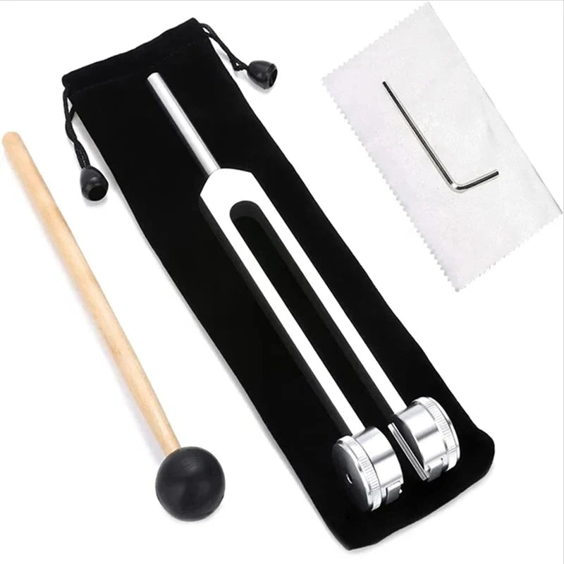 Tuning Fork 128 Hz Weighted Precision-Machined Aluminum