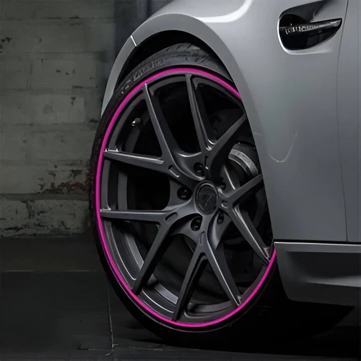 Wheel Rim Protector Durable Rubber Peel-And-Stick 8 Meter Roll