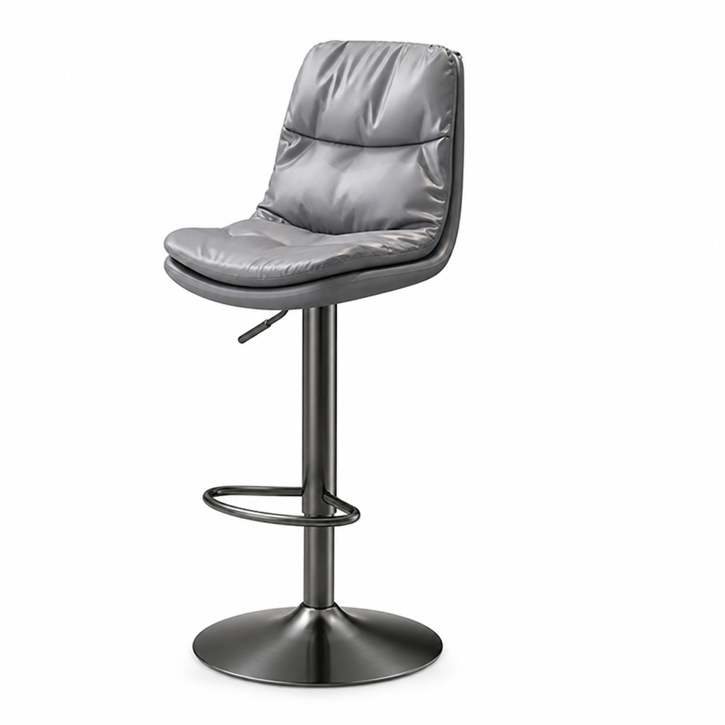 Adjustable Padded Ergonomic Swivel Bar Stool (90-120 cm)