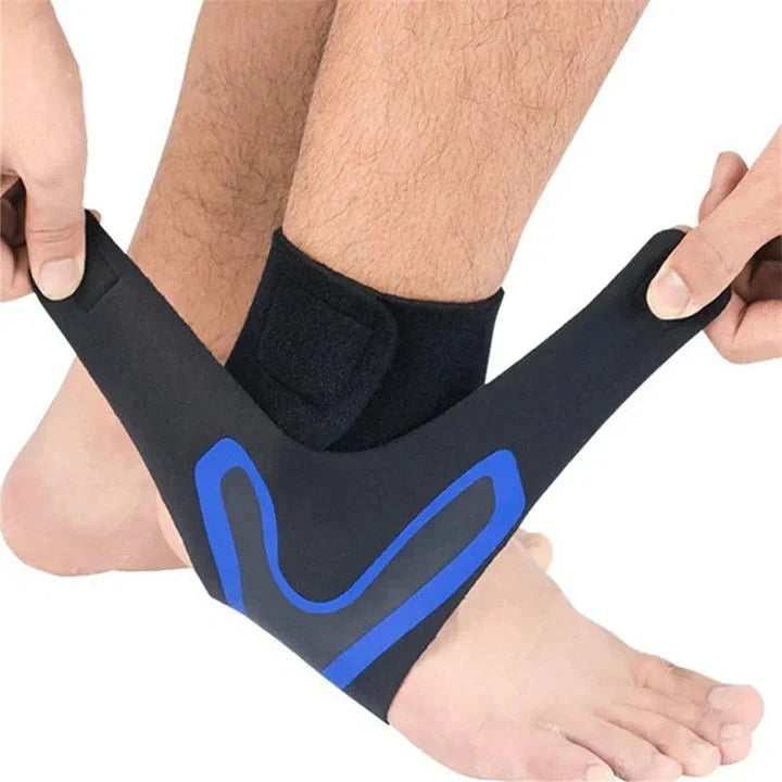 Ankle Compression Sleeve X-Wrap Support Breathable Nylon & Spandex