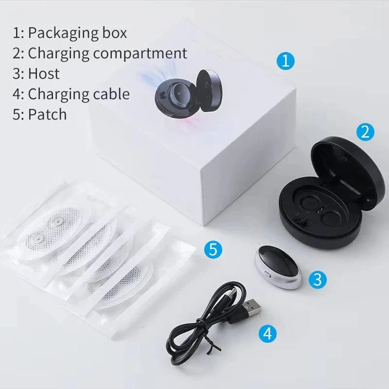 Anti-Snoring Chin Device Automatic Dual Stimulation 10-Hour Battery