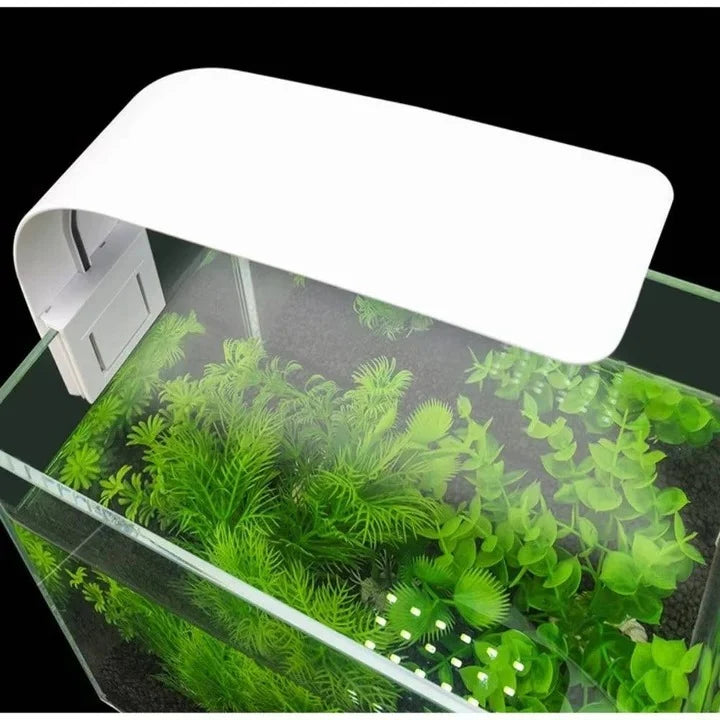 Aquarium LED Light Clip-On Ultra-Slim Full-Spectrum Waterproof