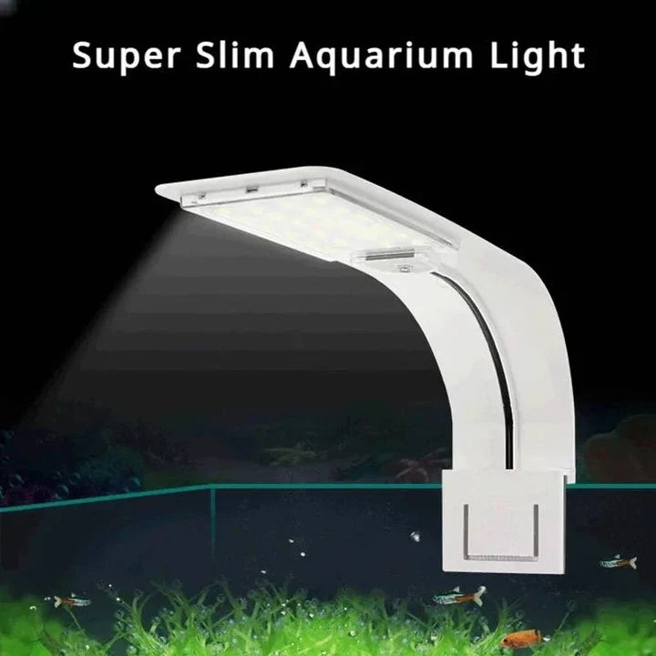 Aquarium LED Light Clip-On Ultra-Slim Full-Spectrum Waterproof