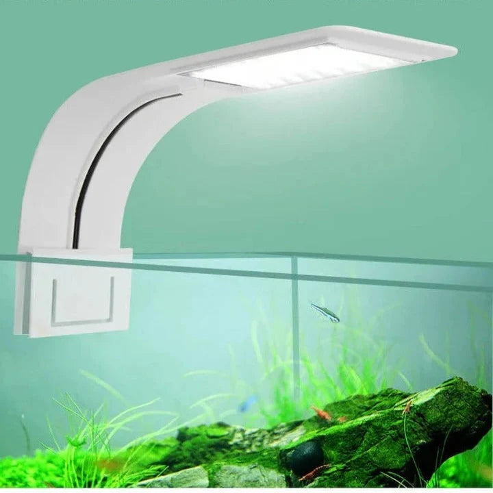 Aquarium LED Light Clip-On Ultra-Slim Full-Spectrum Waterproof