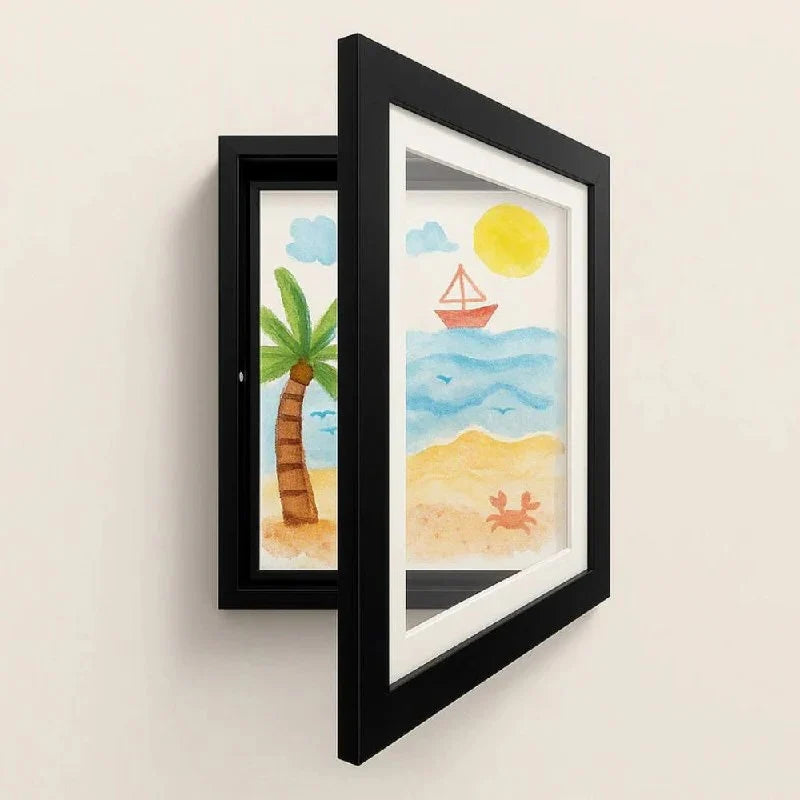 Art Display Frame A4 Magnetic Tool-Free Swap 150 Pages
