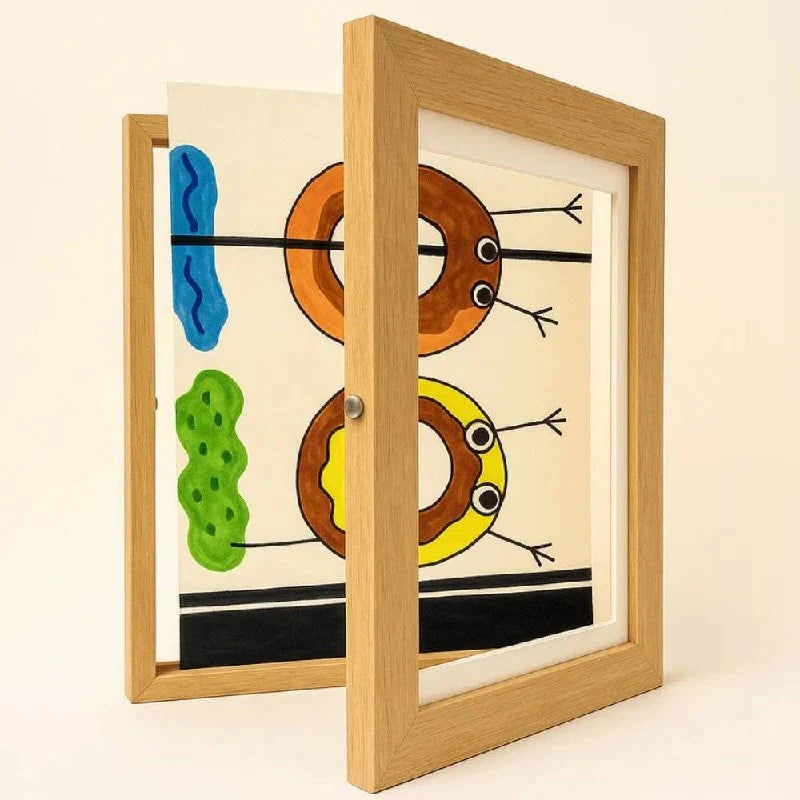 Art Display Frame A4 Magnetic Tool-Free Swap 150 Pages