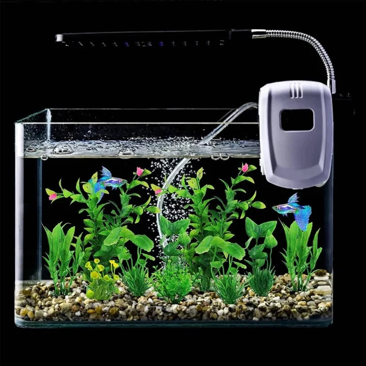 Artificial Aquarium Plants 10-Piece Soft Flexible Weighted Bases
