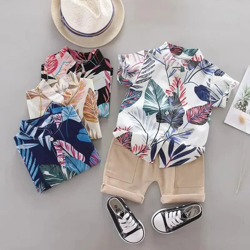 Baby Boy Outfit Breathable Cotton Blend Two Piece