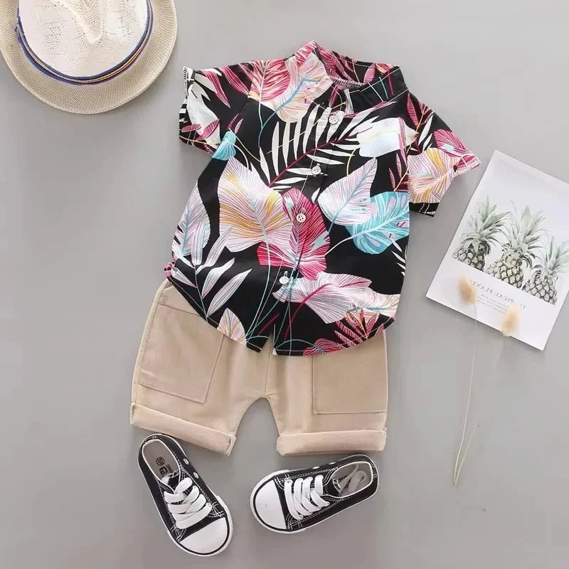 Baby Boy Outfit Breathable Cotton Blend Two Piece