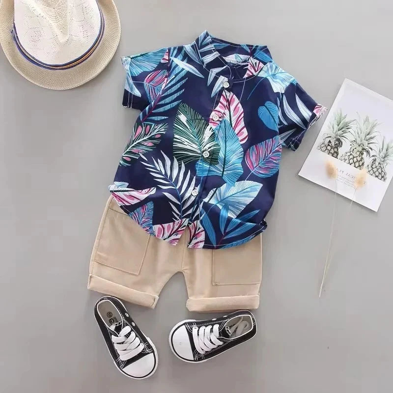 Baby Boy Outfit Breathable Cotton Blend Two Piece