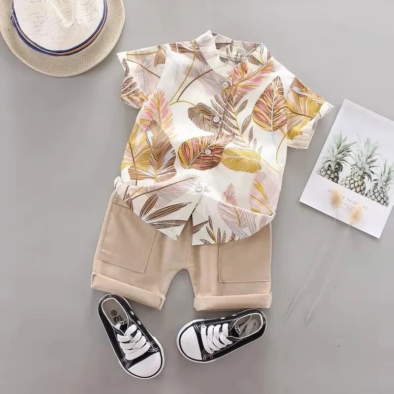 Baby Boy Outfit Breathable Cotton Blend Two Piece