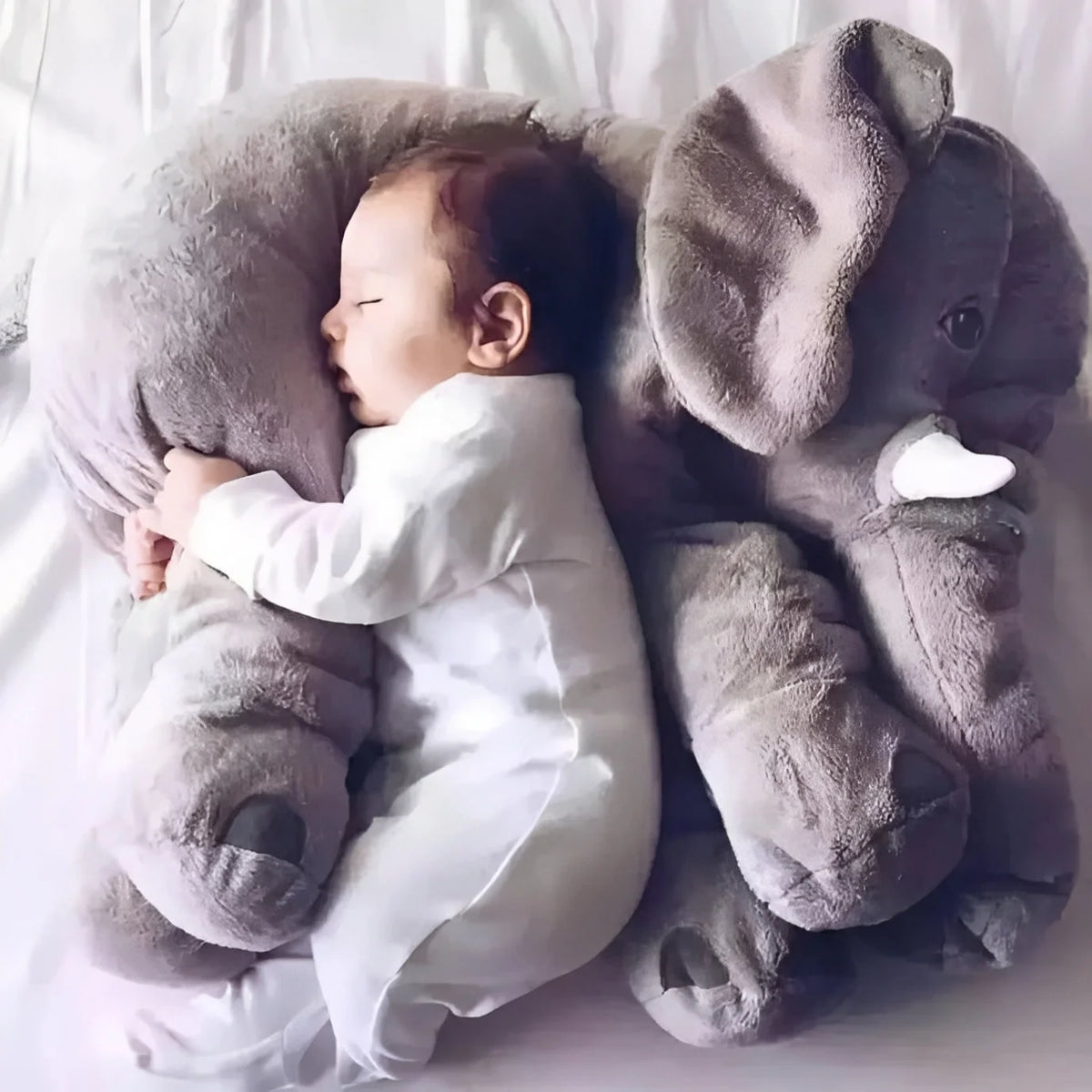 Baby Elephant Pillow Soft Plush Back Support