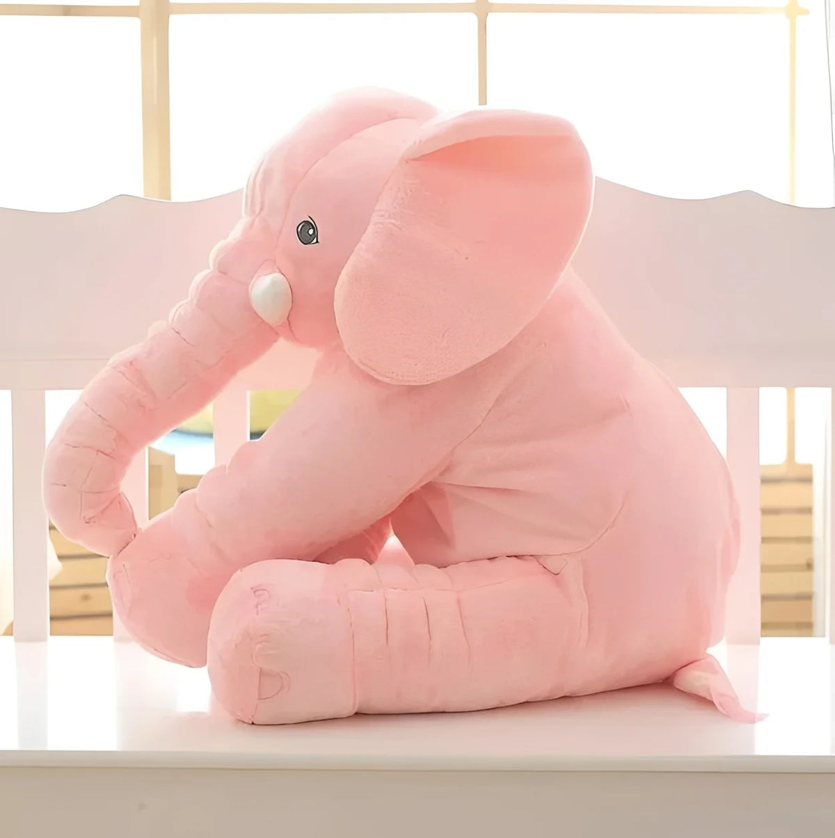 Baby Elephant Pillow Soft Plush Back Support