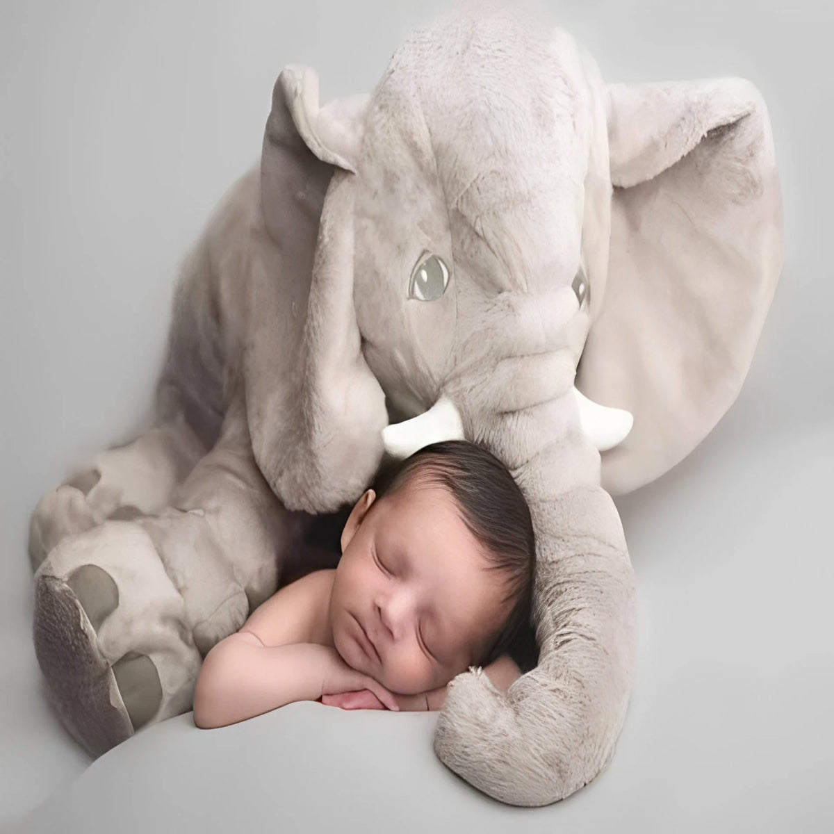 Baby Elephant Pillow Soft Plush Back Support