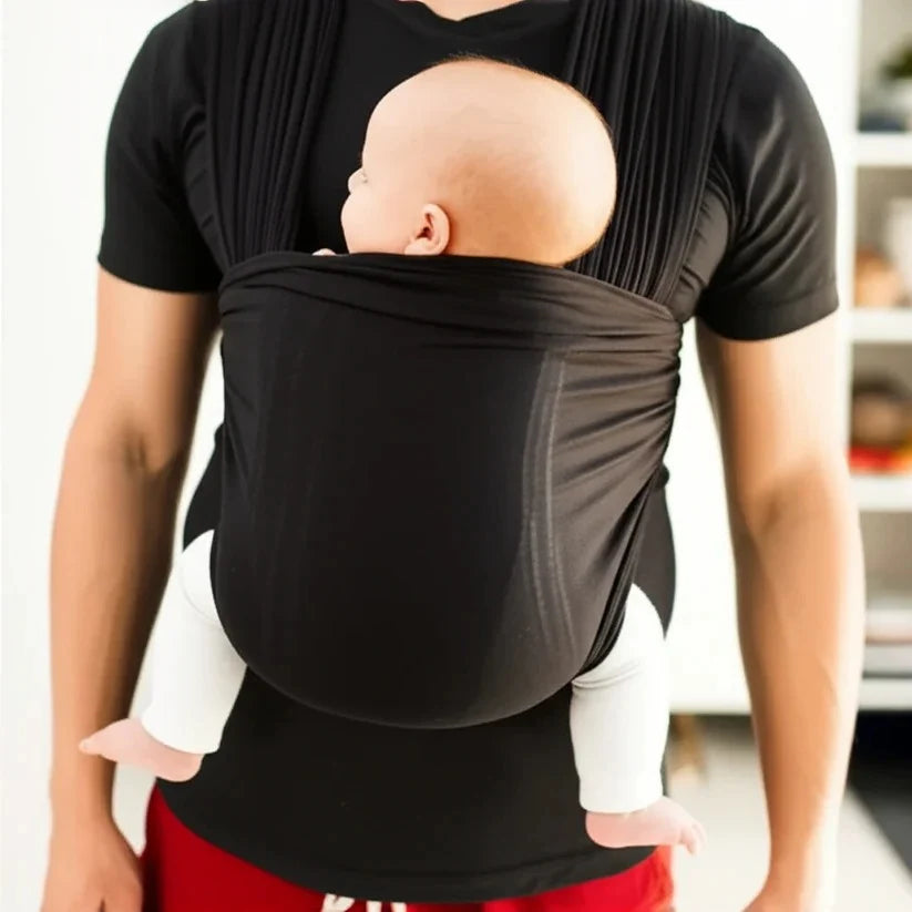 Babywearing T-Shirt Built-In Pouch Stretch Cotton