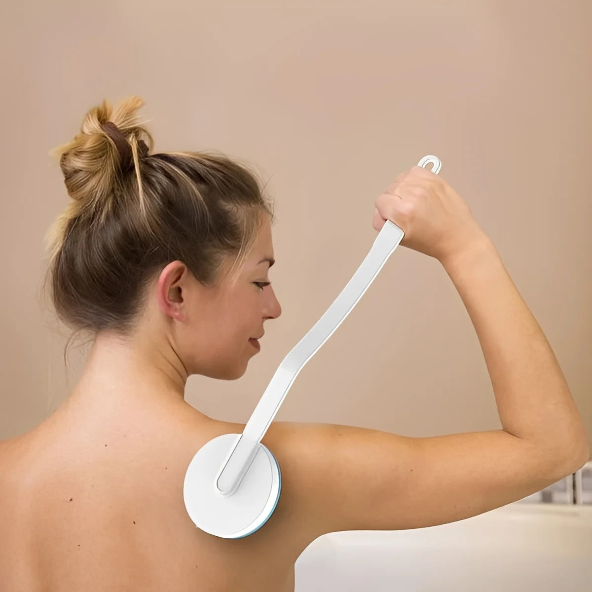 Back Lotion Applicator Extendable Handle & Roller Ball