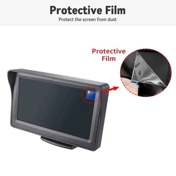 Backup Camera System Wireless 4.3-Inch Monitor & Night Vision