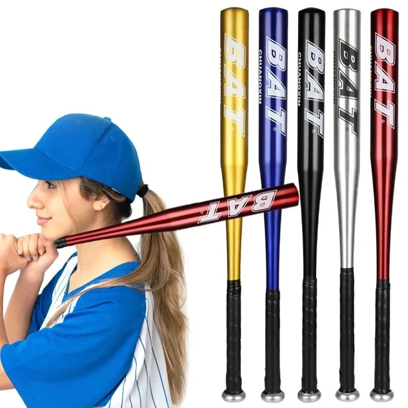 Baseball Bat 20-Inch Aluminum Alloy Textured Grip