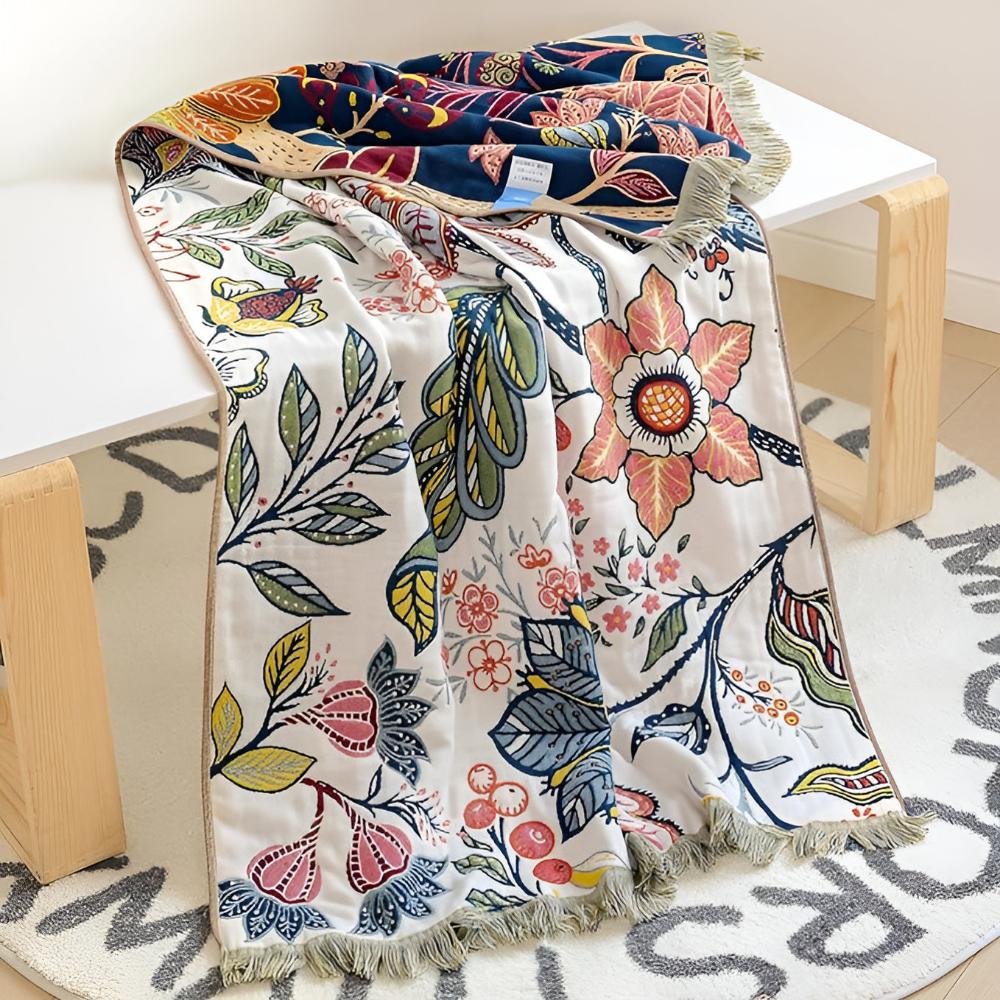Bath Towel 100% Cotton Quick-Dry Reversible