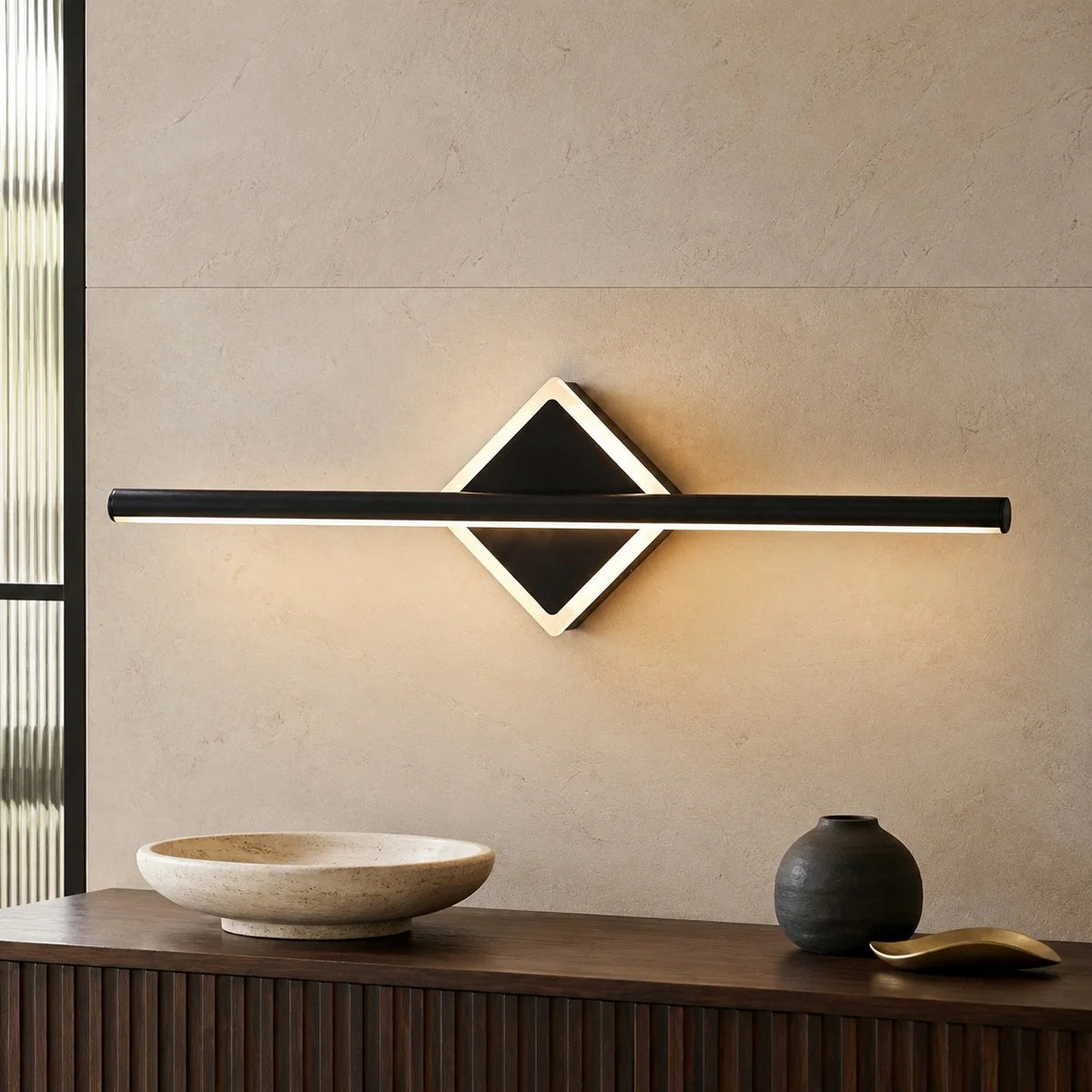 Bathroom Vanity Light Diamond Acrylic Warm & Cool White