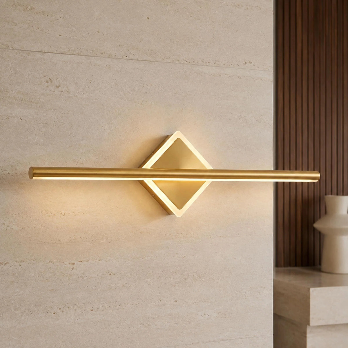 Bathroom Vanity Light Diamond Acrylic Warm & Cool White