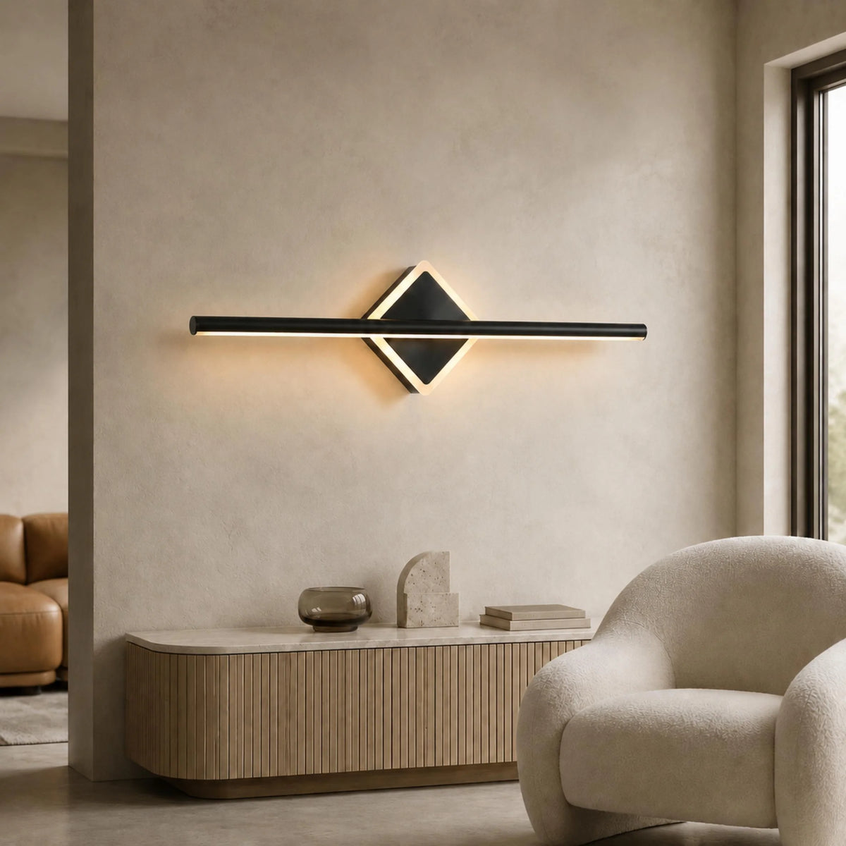 Bathroom Vanity Light Diamond Acrylic Warm & Cool White