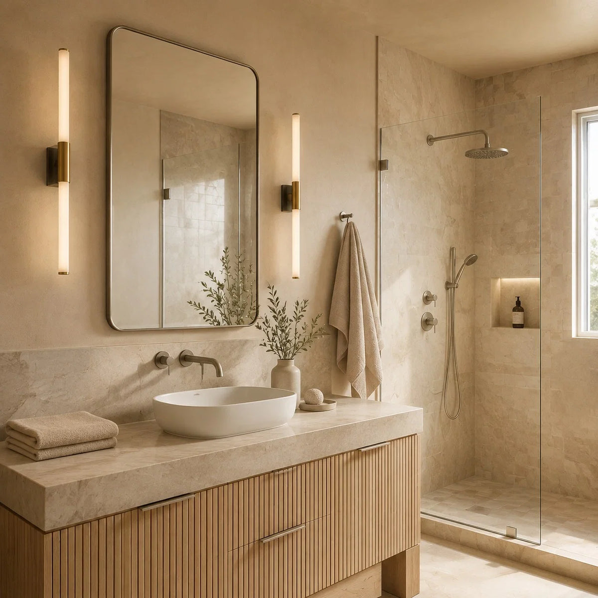 Bathroom Vanity Light Linear Dimmable Trichromatic LED