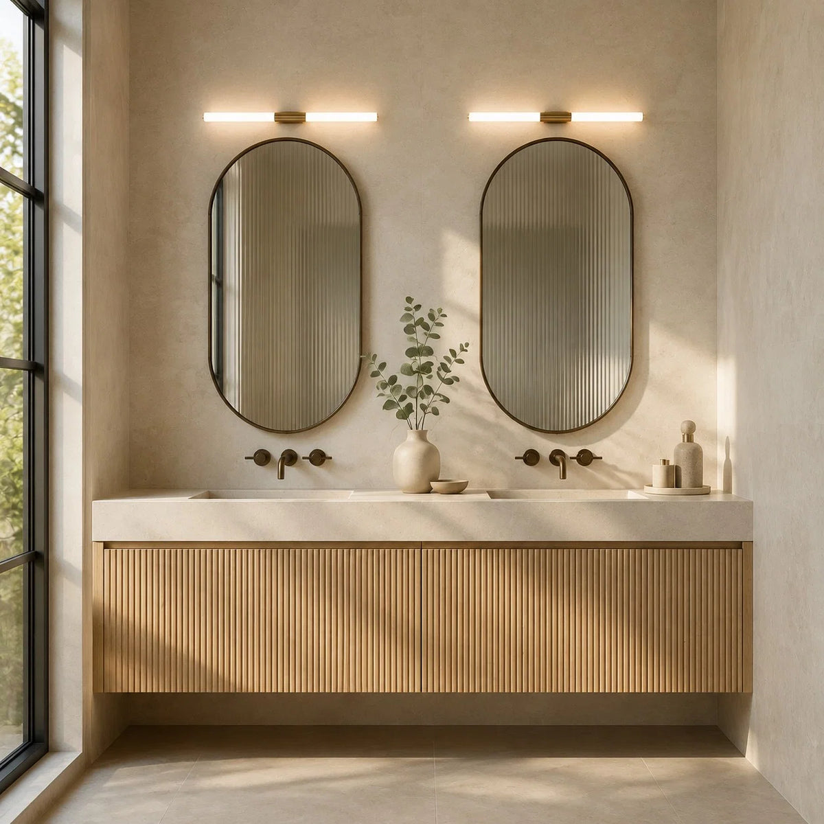 Bathroom Vanity Light Linear Dimmable Trichromatic LED