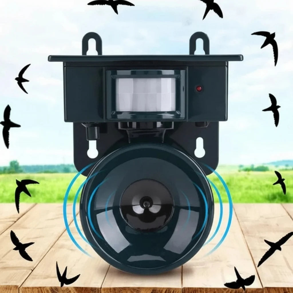 Bird Repeller Solar-Powered Motion-Activated Sound