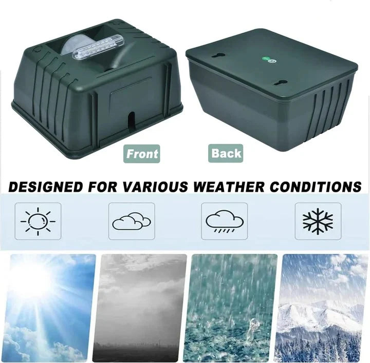 Bird Repeller Solar Ultrasonic 170 Degree Coverage