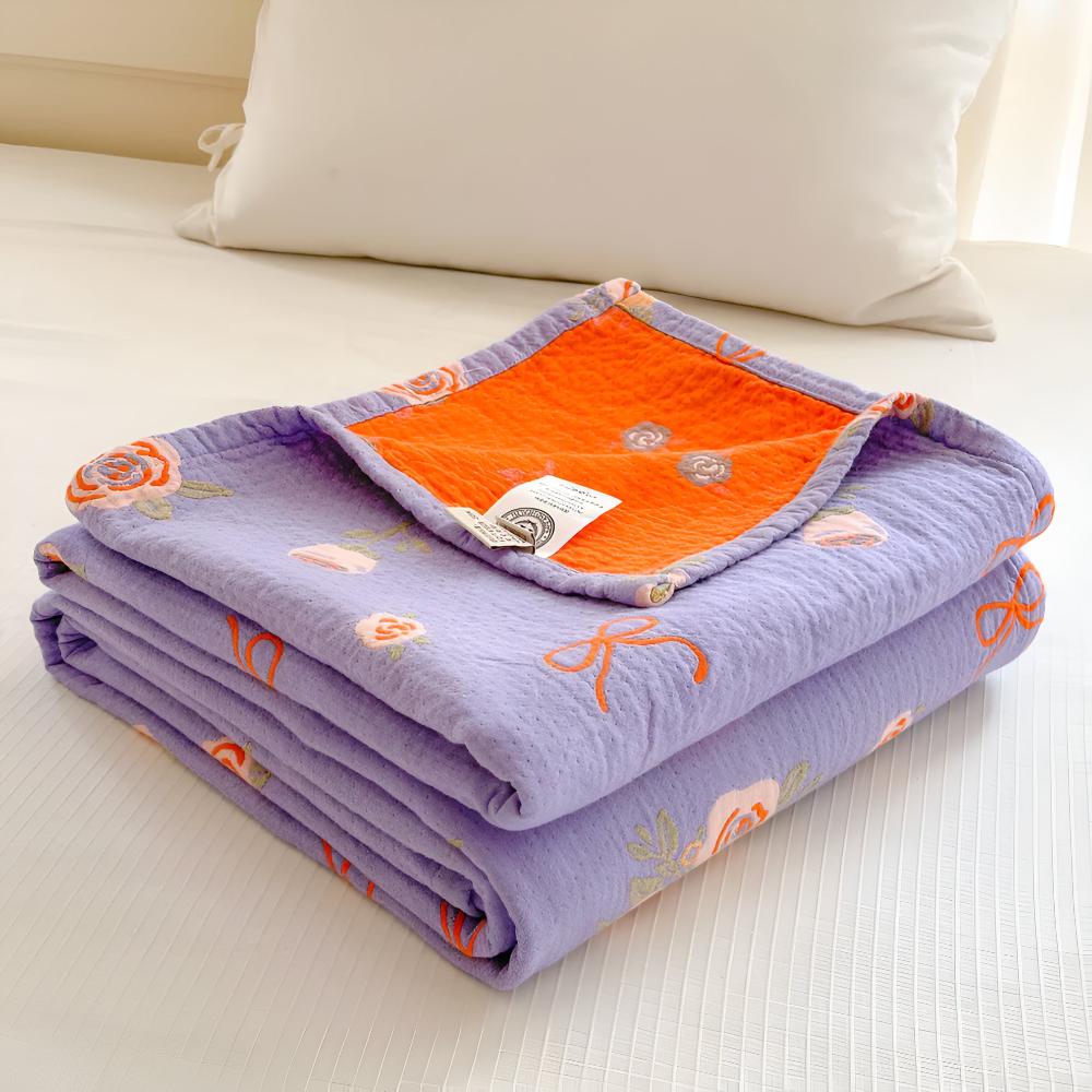 Blanket 100% Cotton Gauze Reversible & Lightweight