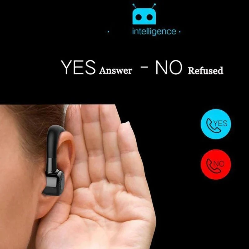 Bluetooth Headset Voice Control Triple Microphone