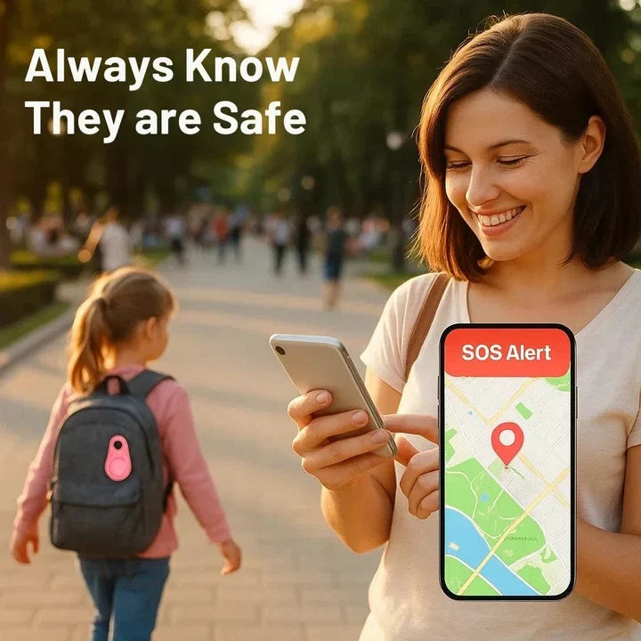 Bluetooth Locator Tag Compact App Alerts Replaceable Battery
