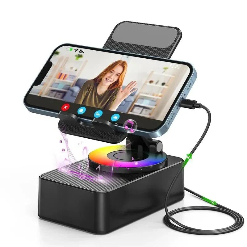 Bluetooth Speaker & Stand Foldable Adjustable 1500mAh