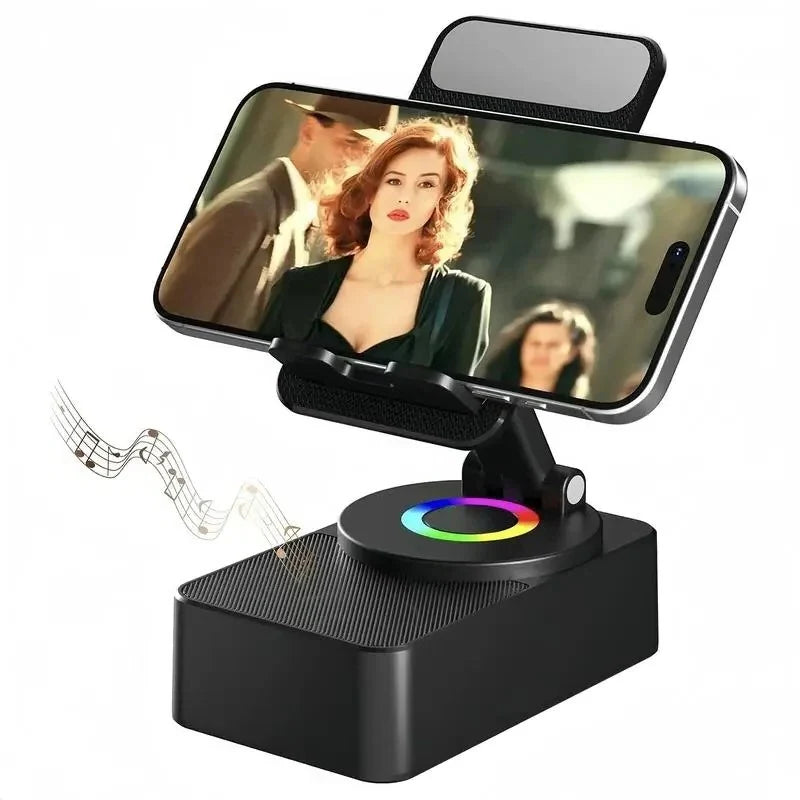 Bluetooth Speaker & Stand Foldable Adjustable 1500mAh