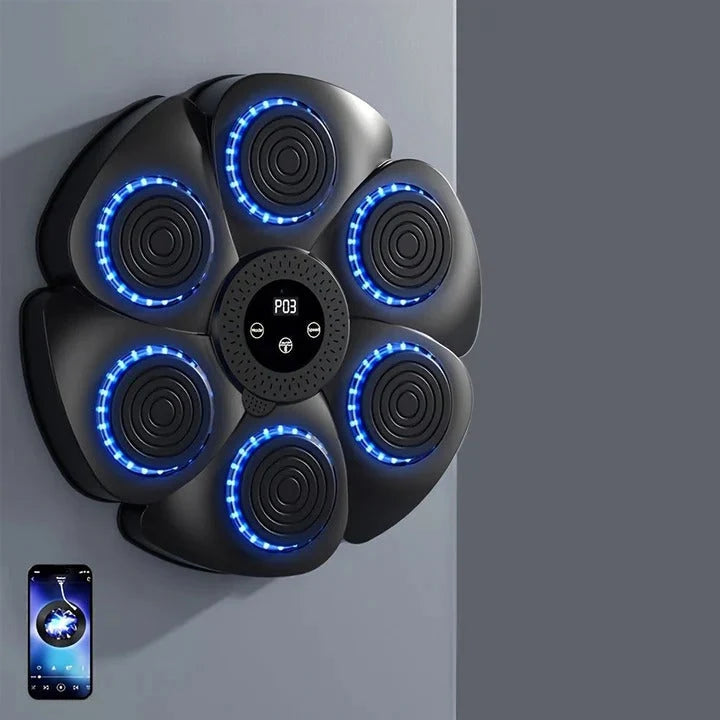 Boxing Target Wall-Mounted Smart Sensors & Music Sync