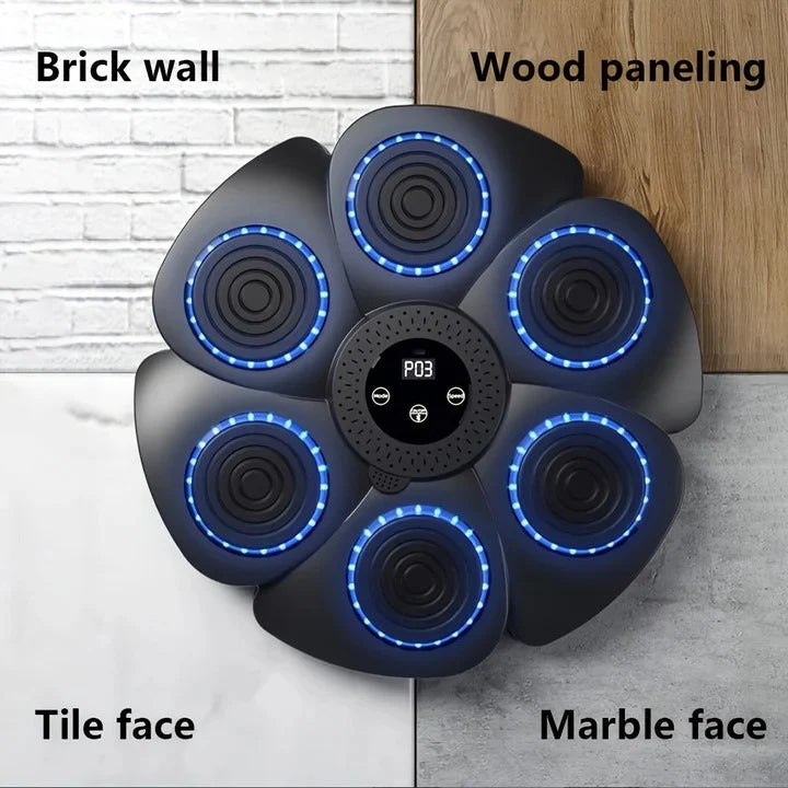 Boxing Target Wall-Mounted Smart Sensors & Music Sync
