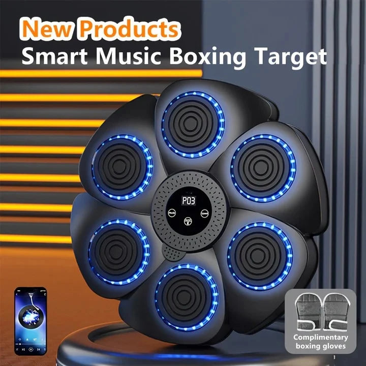Boxing Target Wall-Mounted Smart Sensors & Music Sync