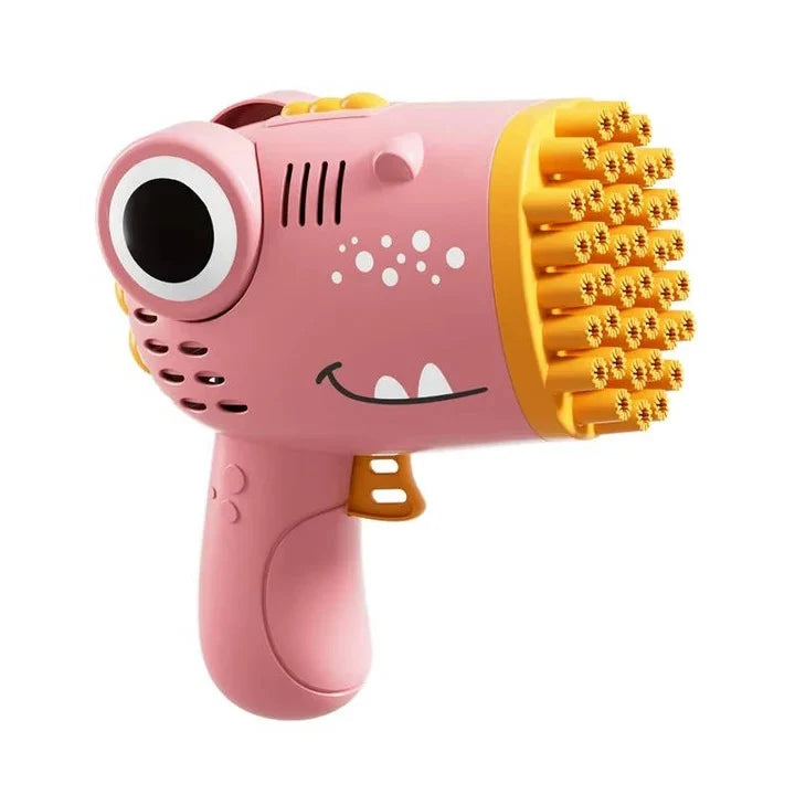 Bubble Blaster Dinosaur Design 40-Hole Nozzle Battery-Powered