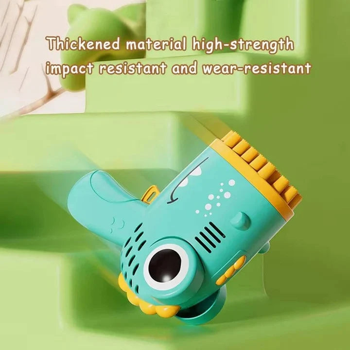 Bubble Blaster Dinosaur Design 40-Hole Nozzle Battery-Powered