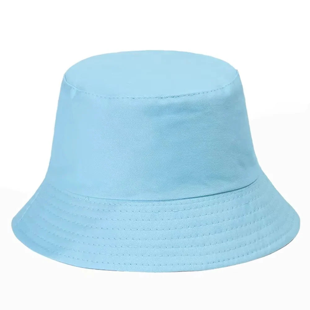 Bucket Hat Washed Denim Foldable Sun Protection